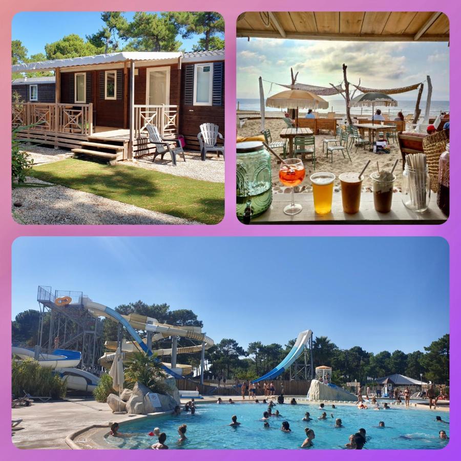Mobil Home Happiness33 Dans Camping 5 Etoiles Acces Direct Plage Vendays Montalivet المظهر الخارجي الصورة